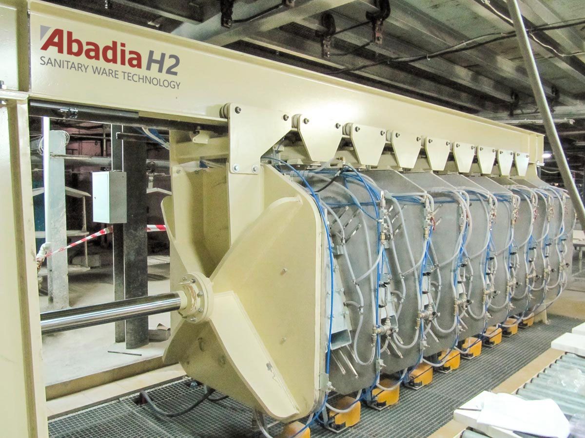 Hochdruckgeräte zum Gießen von Waschbecken Abadia H2